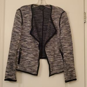 Ann Taylor cropped tweed jacket